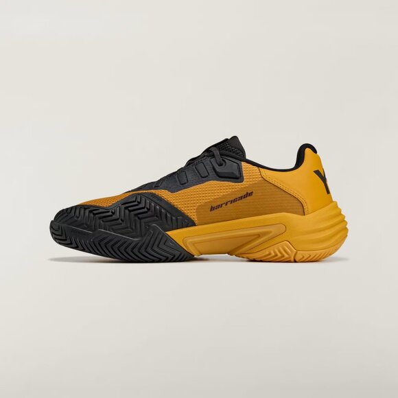 Adidas Y-3 Barricade 13 Collegiate Gold Black Tennis Shoes Size 11.5 - | NWB - Picture 4 of 12